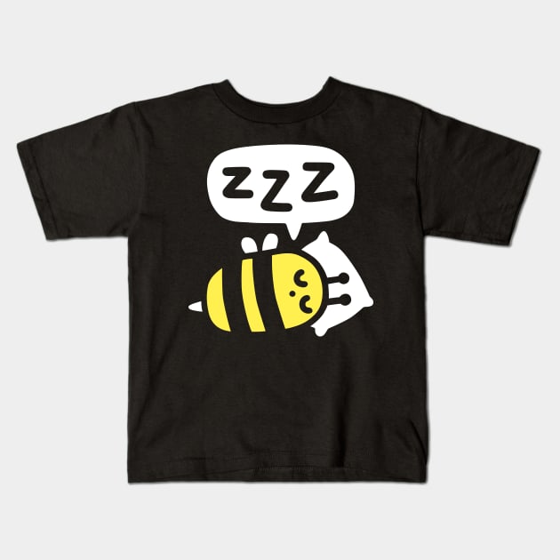 Slumber Bee Kids T-Shirt by obinsun